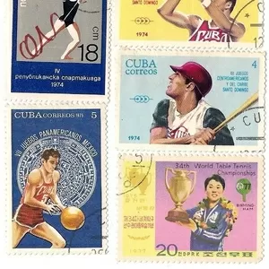 Продам кубинские и чехословацкие почтовые марки