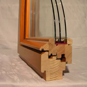 окна деревянные со стеклопакетом