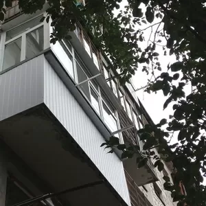 Частичный и полный ремонт балконов.Установка пластиков окон (рам).