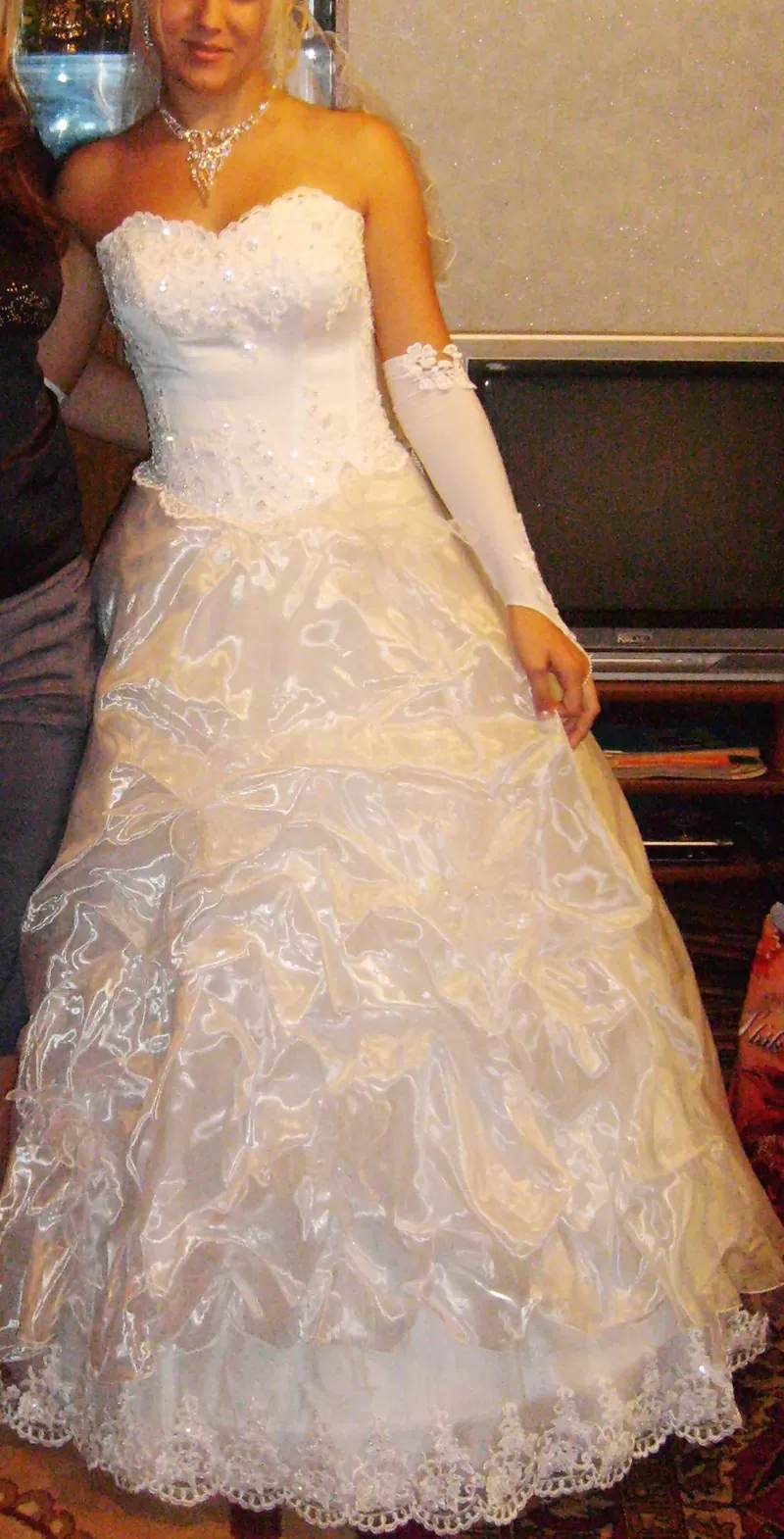 Красивое свадебное платье 