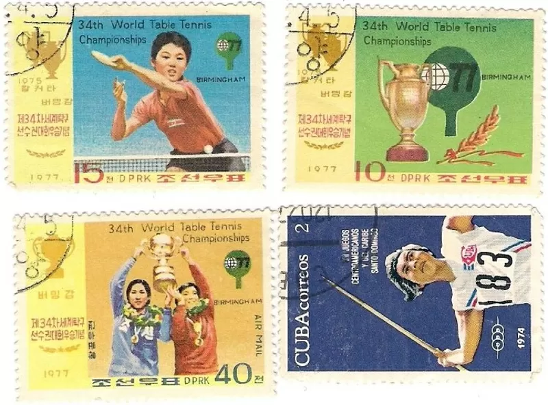Продам кубинские и чехословацкие почтовые марки 2