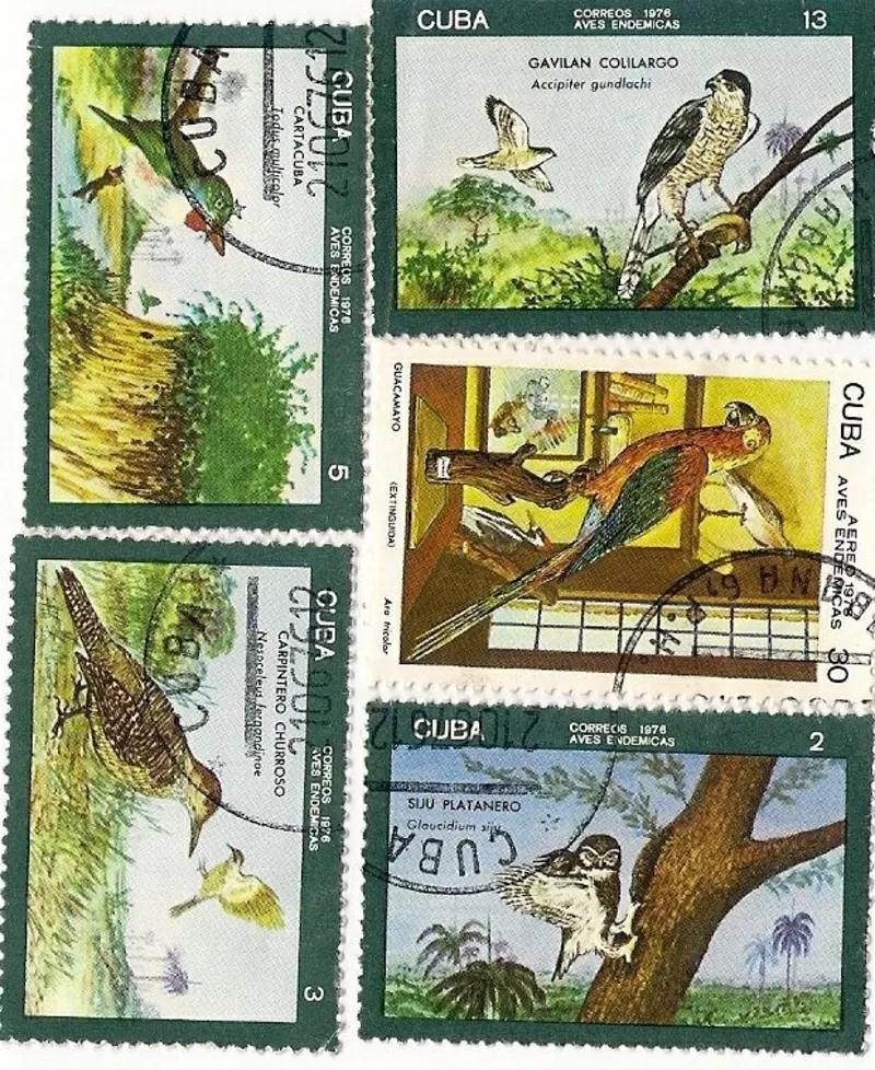 Продам кубинские и чехословацкие почтовые марки 3