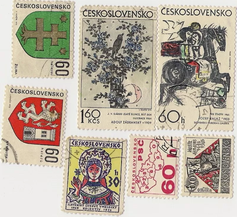 Продам кубинские и чехословацкие почтовые марки 5