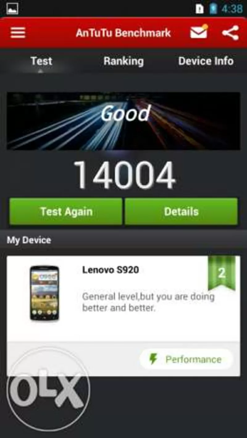  Lenovo S920. 4-х ядерный смартфон. 5